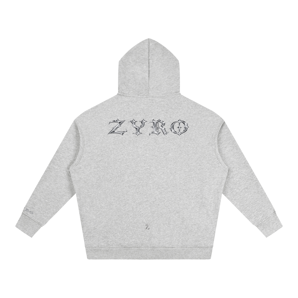 ZYRO Grey Hoodie (CHROME)