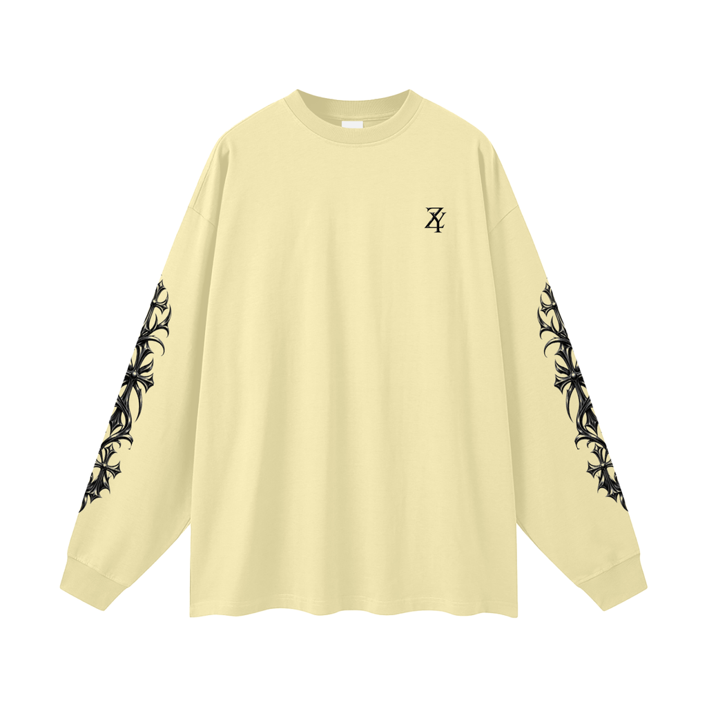 ZYRO Long Sleeve Tee (LUXURY) Yellow