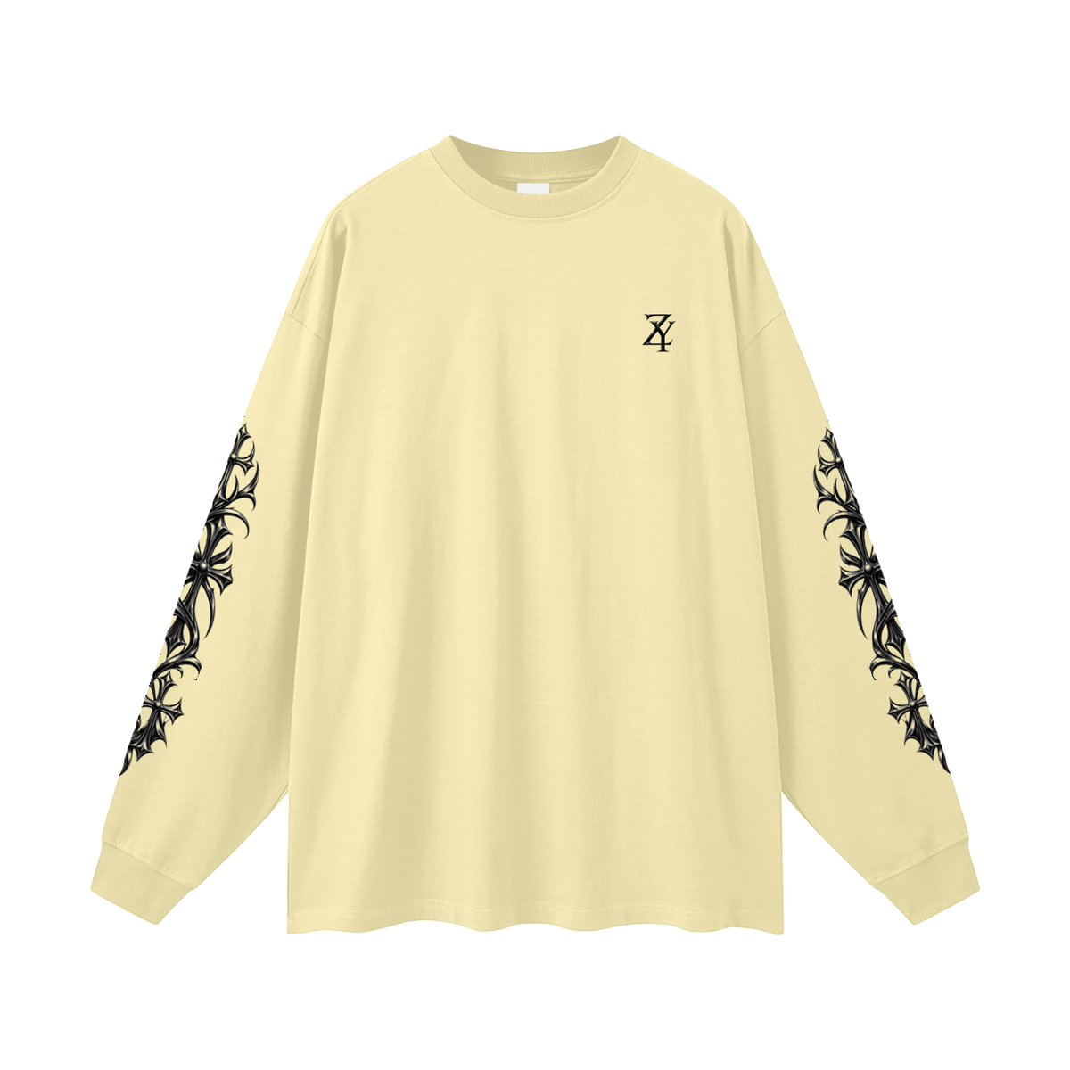 ZYRO Long Sleeve Tee (LUXURY) Yellow