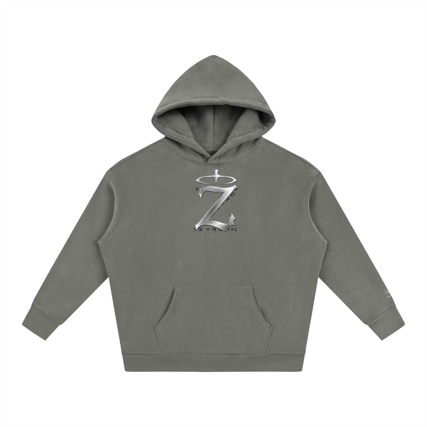 ZYRO Green Hoodie (CHROME)