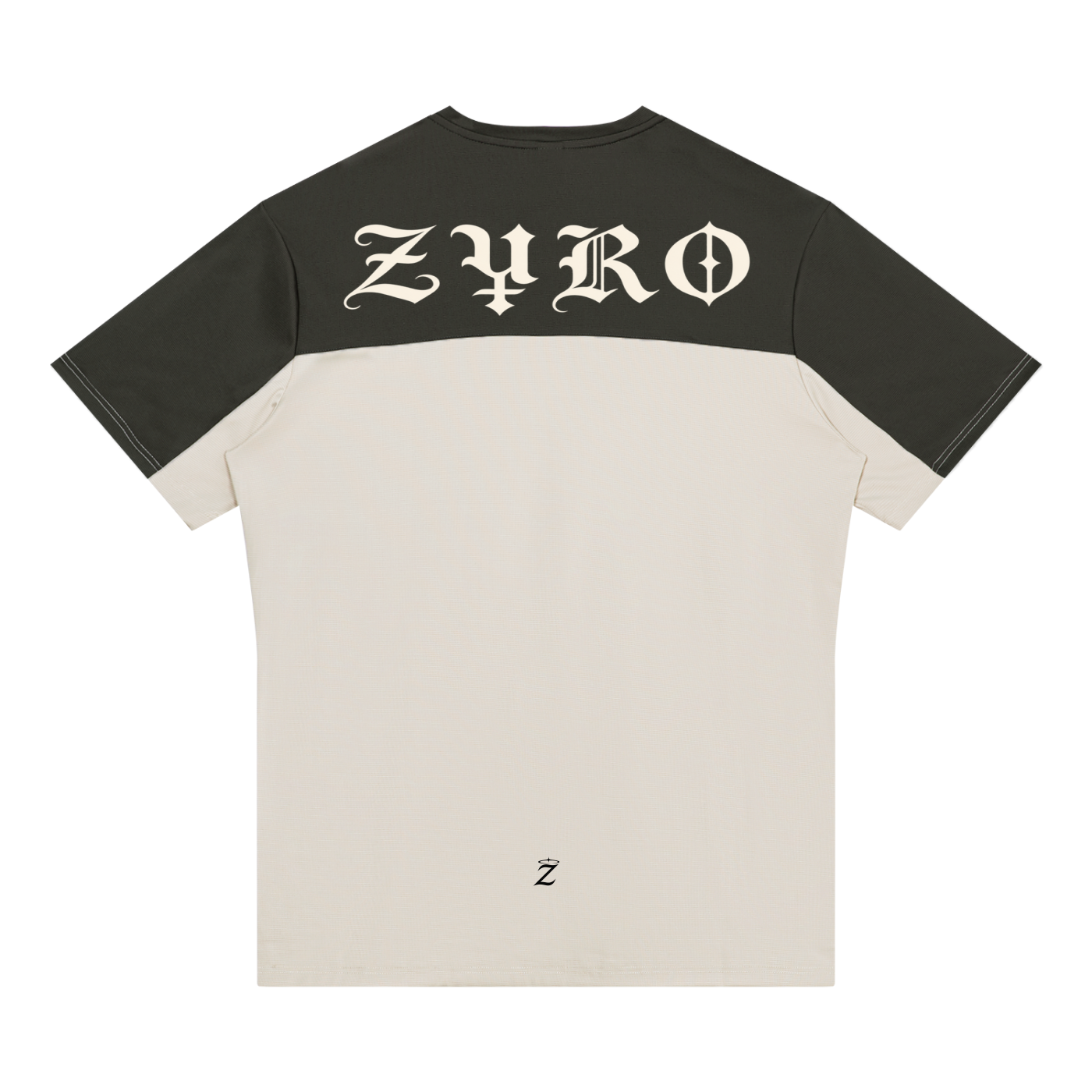 ZYRO Beige&Black Mens Tee (GREEK)