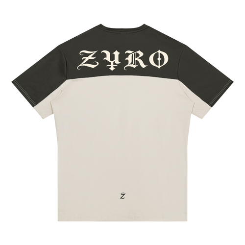 ZYRO Beige&Black Mens Tee (GREEK)