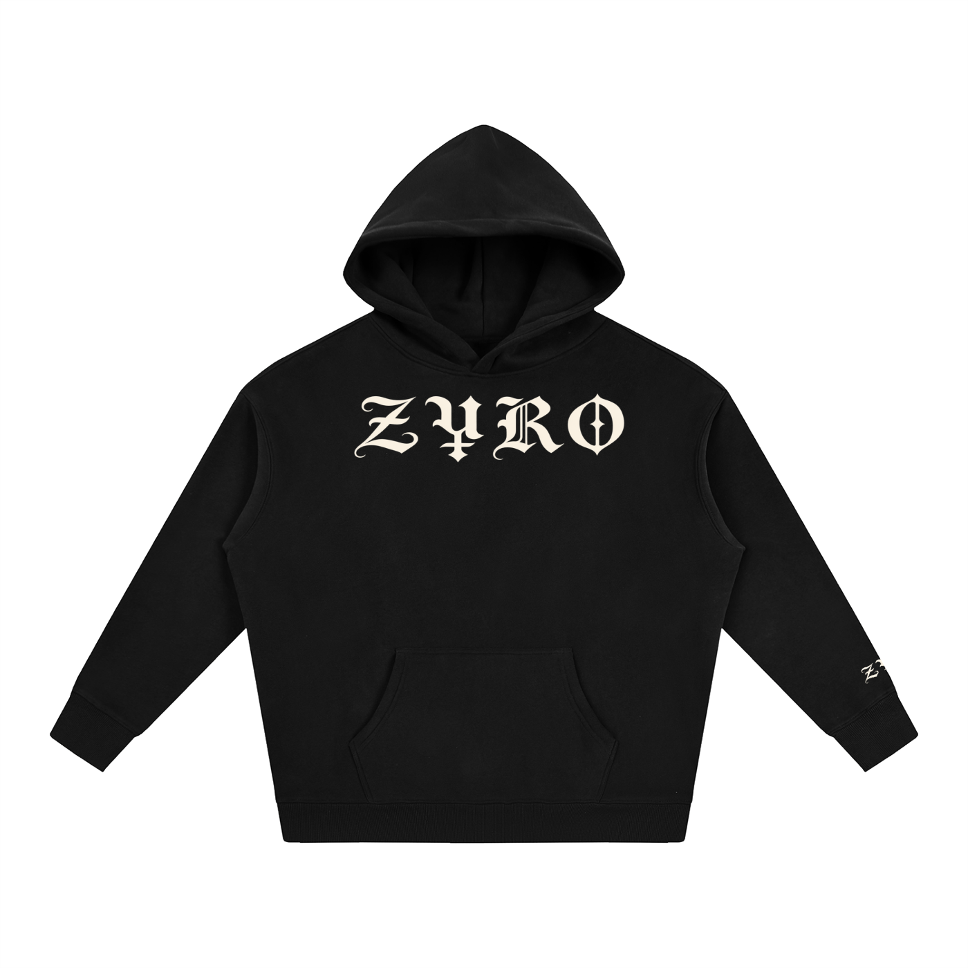 ZYRO Black Hoodie (GREEK)