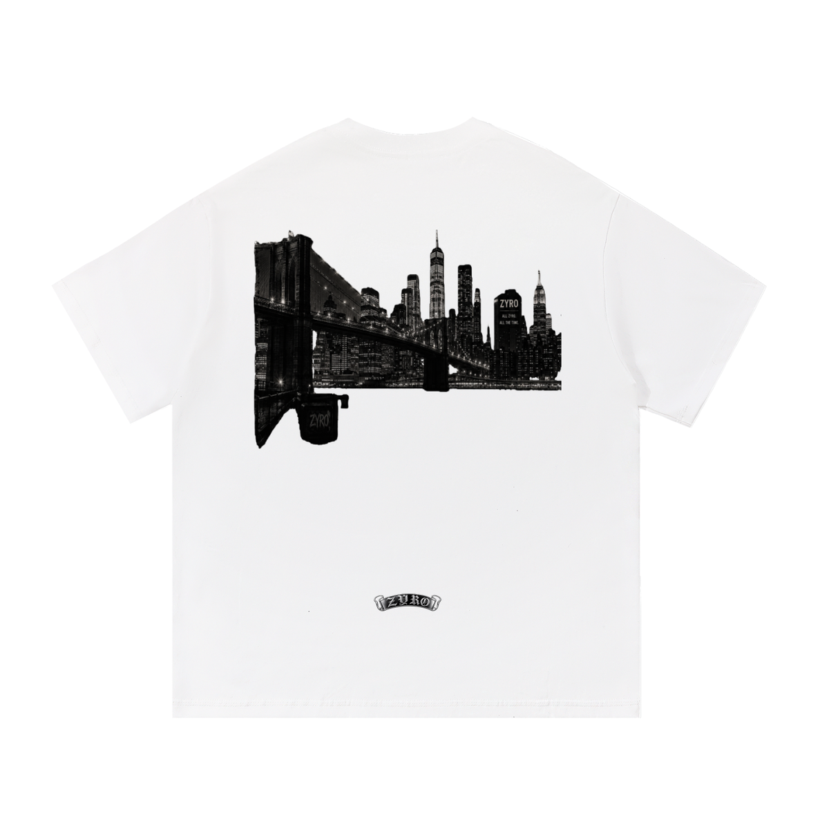 ZYRO White Tee (BANNER)