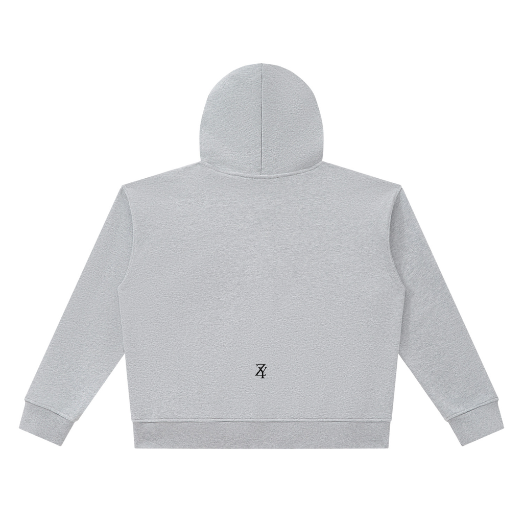 ZYRO Grey Zip Up Hoodie (BANNER)