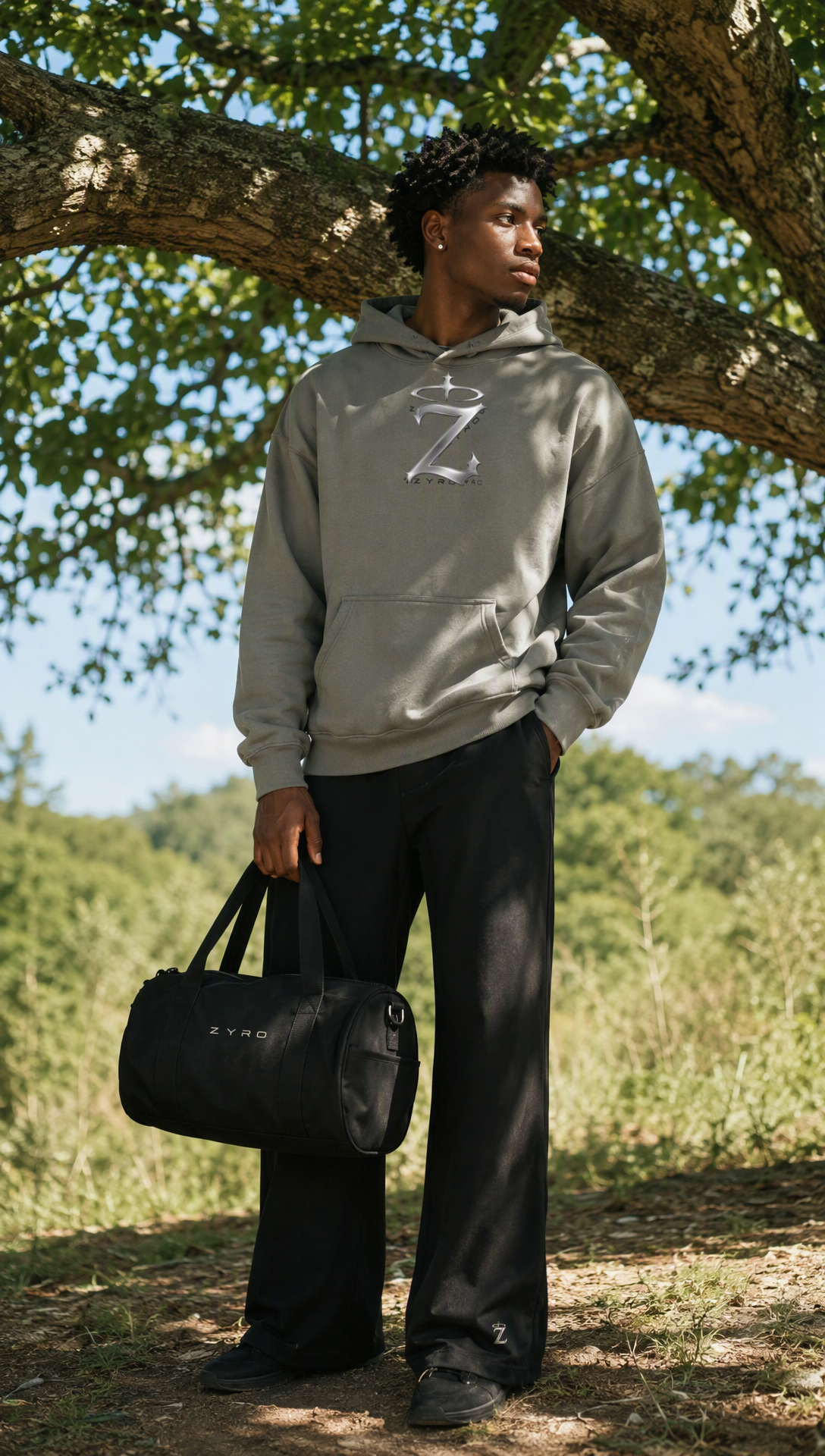 ZYRO Green Hoodie (CHROME)