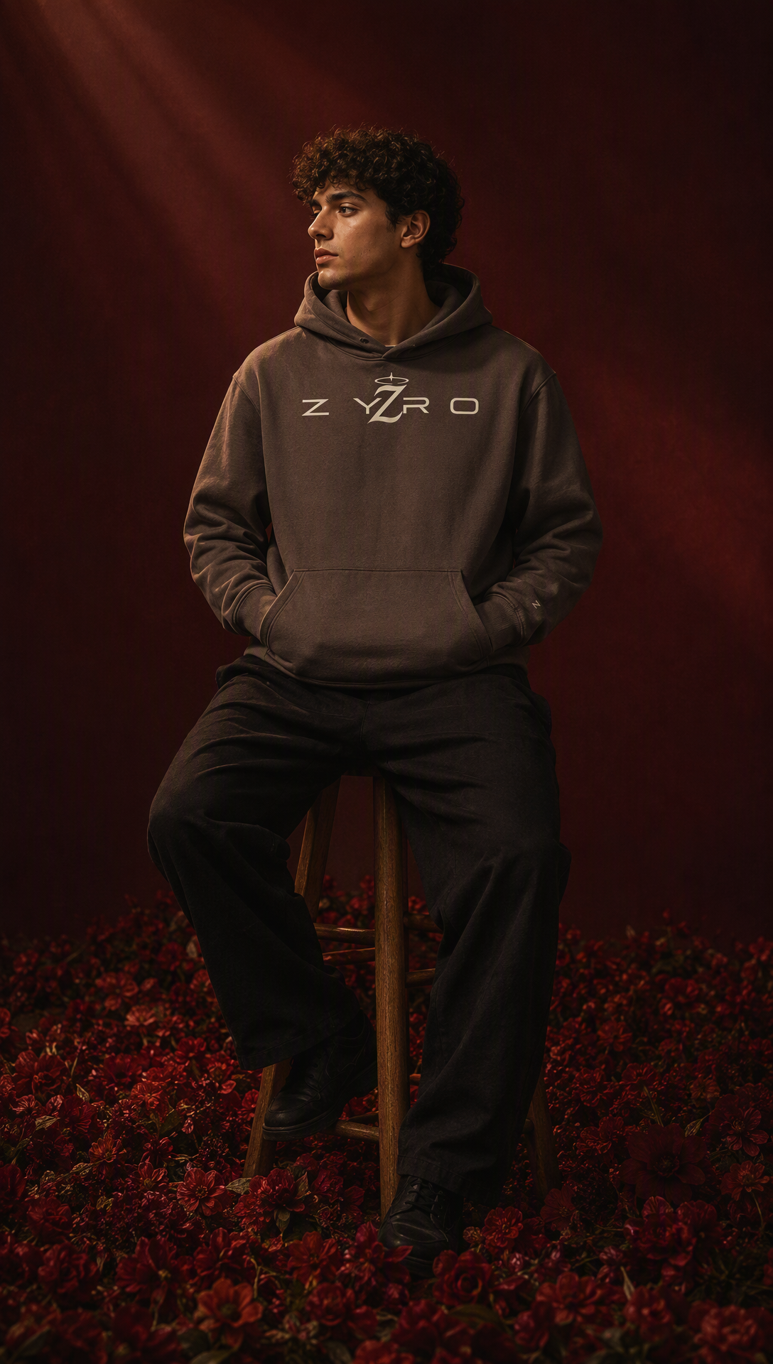 ZYRO Black Hoodie (CHROME)