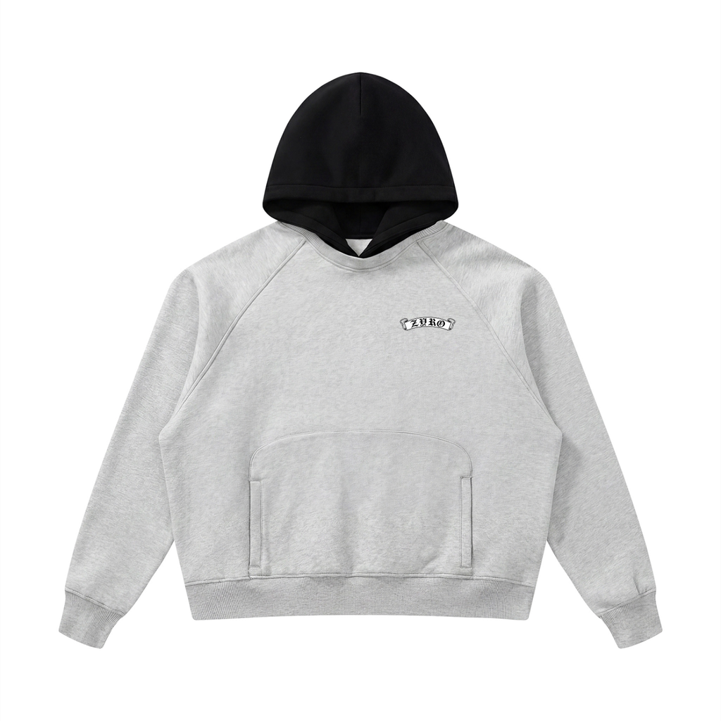 ZYRO Grey & Black Hoodie (BANNER)
