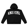 ZYRO Black Zip Up Hoodie (BANNER)