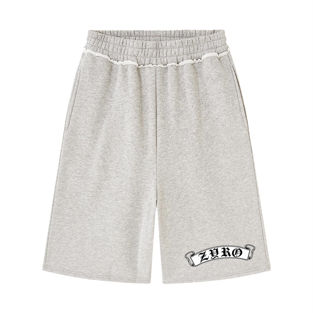 ZYRO Grey Long Shorts (BANNER)