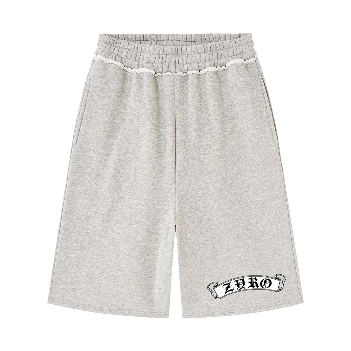 ZYRO Grey Long Shorts (BANNER)