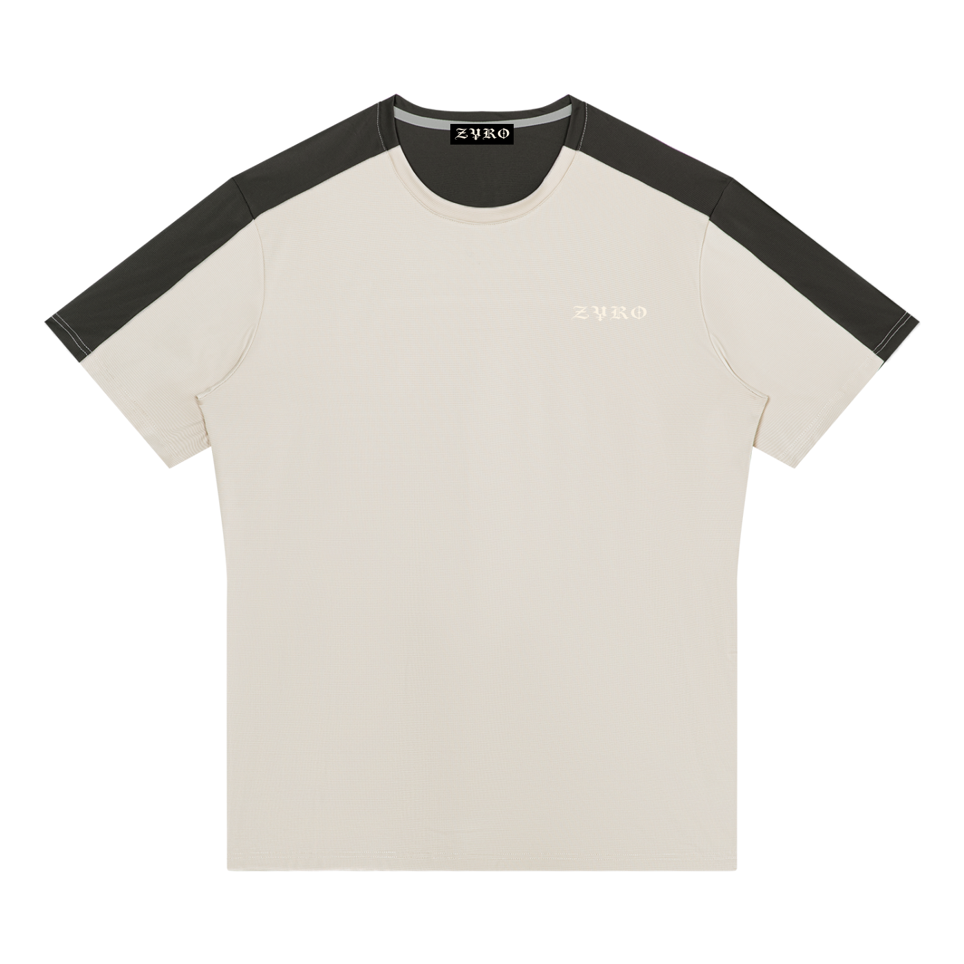 ZYRO Beige&Black Mens Tee (GREEK)
