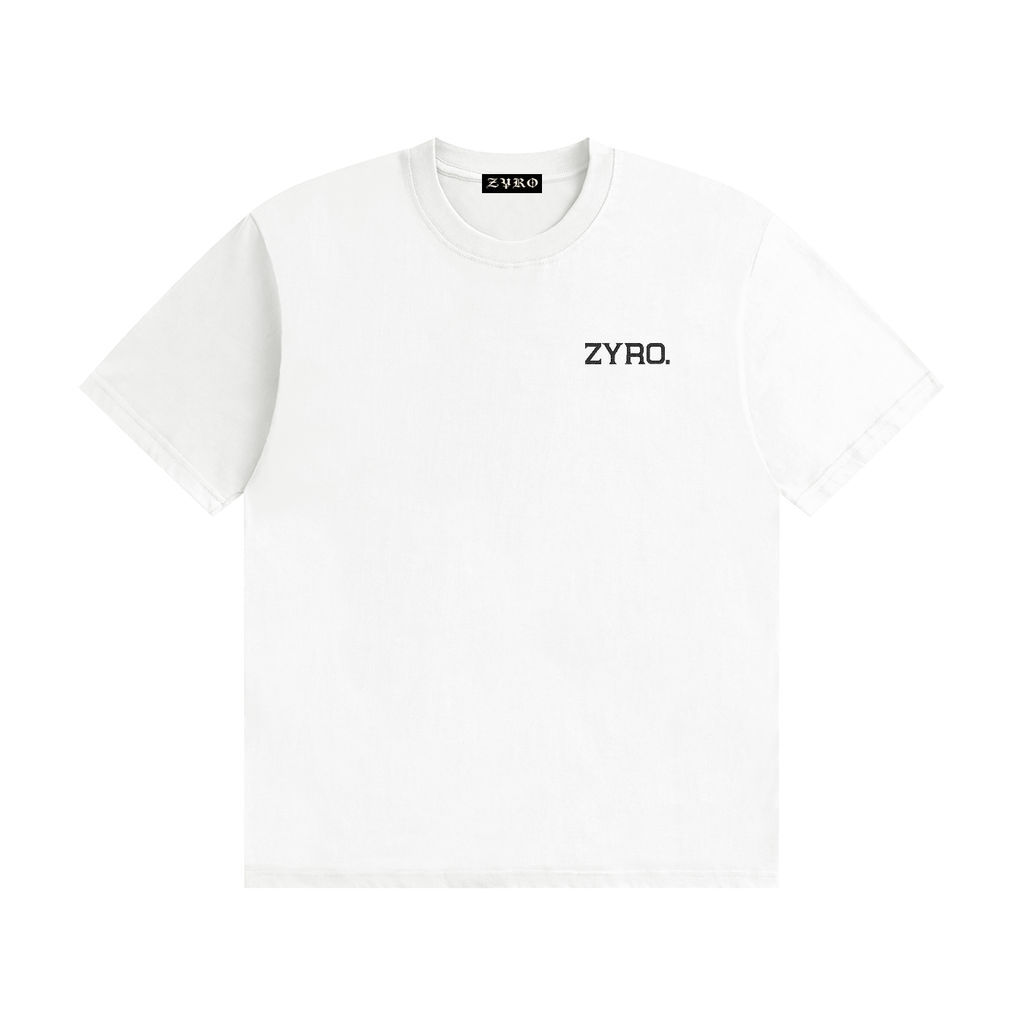 ZYRO Classic Stitch Tee White